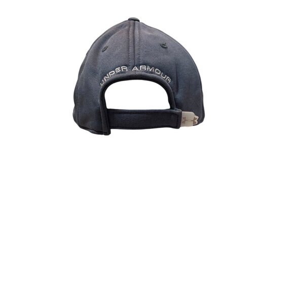 Under Armour Mens HeatGear Adjustable Cap Blue Grey With Embroidered Logo - Picture 3 of 9